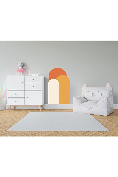 Parti Tasarla ملصق حائط بوهيمي بيضاوي بوهو 3 قطع - للديكور الأنيق والحديث