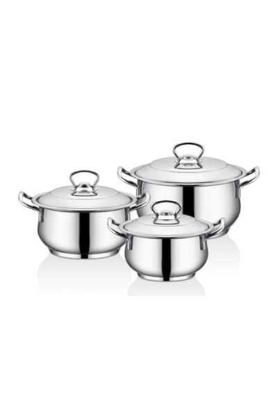 İnter 3-Piece Steel Casserole Set