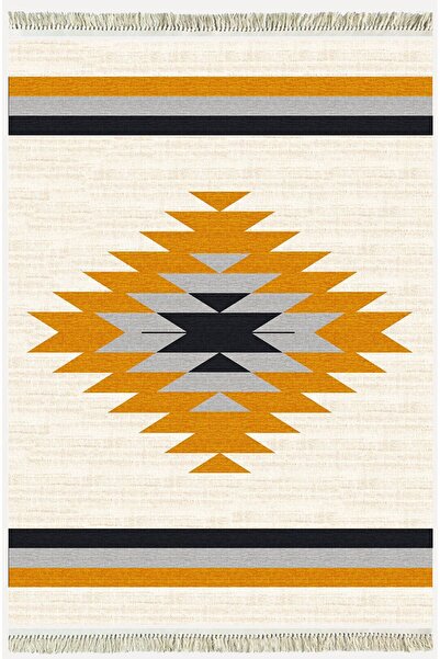 kilim home Cotton Series Cream Tones Antique Pattern Decorative Woven Base Rug