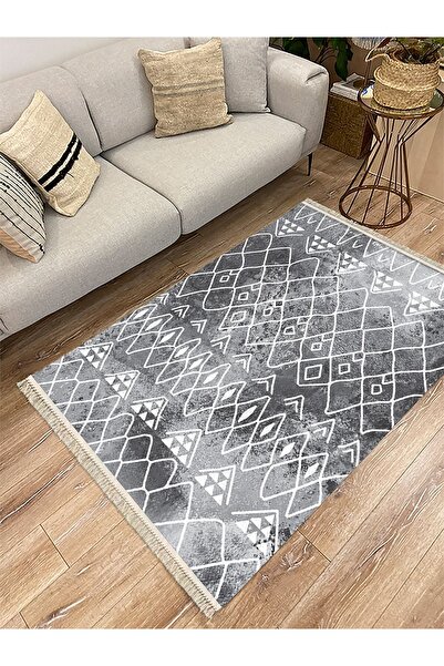 kilim home Covor decorativ țesut cu model scandinav din seria Cotton în tonur...