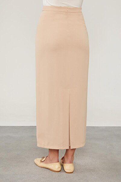 Levidor Taş Şerit Detay Kalem Etek