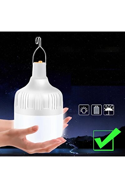 Cata 30W Taşınabilir Şarjlı Led Ampul 6400K - Beyaz Işık CT-4279