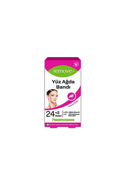 remove Face Waxing Strip Sensitive Skin 24 + 2