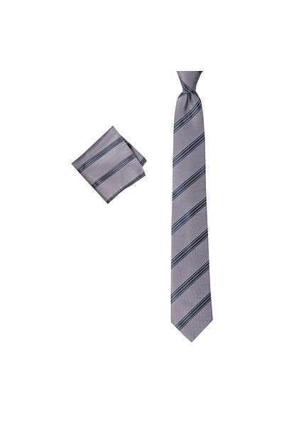 1001 Kravat Men's Gift Set - With Handkerchief, Tie and Cufflinks