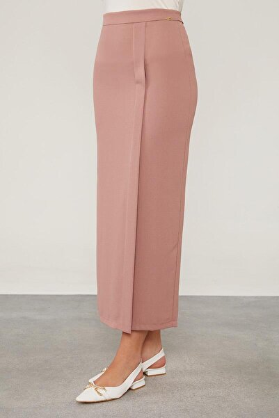 Levidor Gül Şerit Detay Kalem Etek