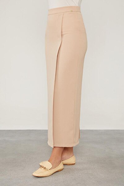 Levidor Taş Şerit Detay Kalem Etek