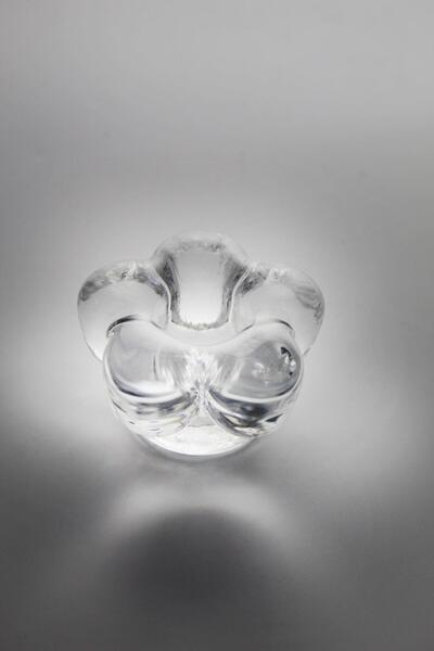 Paşabahçe El Imalatı Kristal Çiçek Model Mini Mumluk 1 Adet 25444