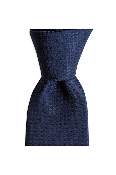 1001 Kravat Plain Navy Blue 8 cm Wide Tie