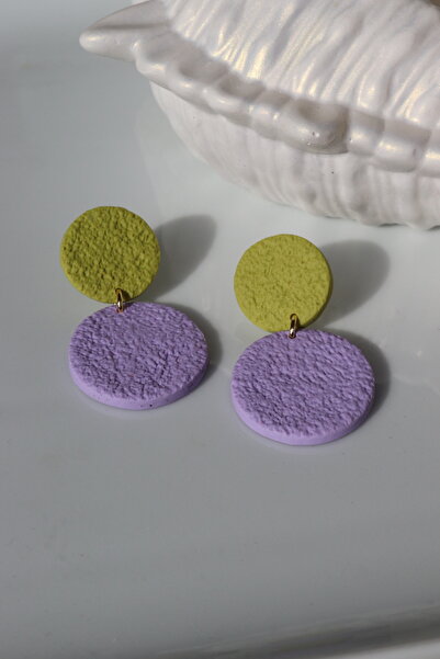 Gizy Store Ultra Light Lilac Green Women's Bikini Top - Polymer Clay Handmade...