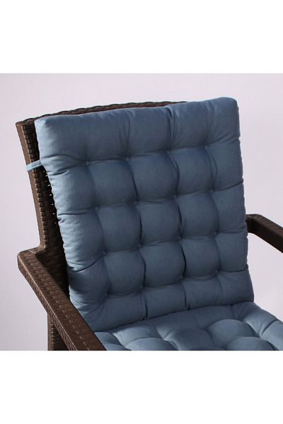 ALTINPAMUK Lotus Lux Pofidik Rattan Lotus Perna pentru scaun 43x93, Petrol