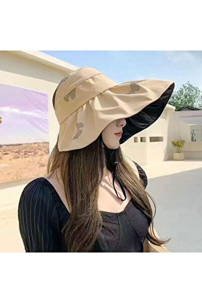 Rupen Kraft Pălărie cu vizor pliabilă ultra-largă, cu protecție solară comple...