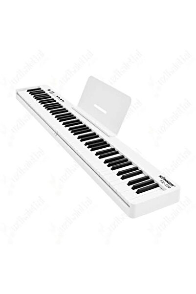 Aksesuar Köhner FX-220 Katlanılabilir, Taşınabilir, Şarjlı Dijital Piyano