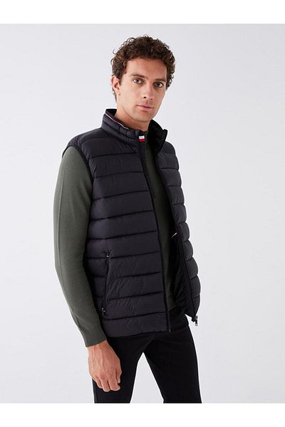 LC Waikiki Ανδρικό φανελάκι SOUTHBLUE - Stand Collar, Standard Fit