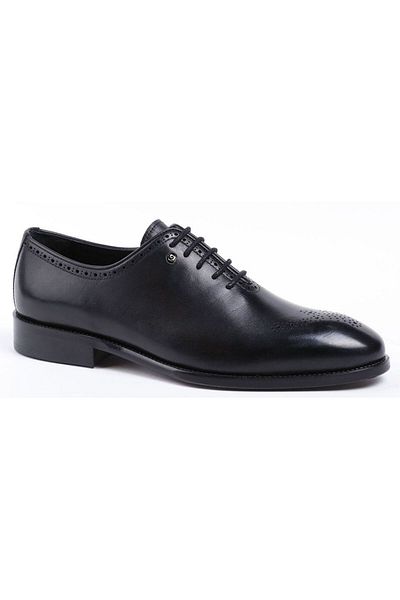 Pierre Cardin 4639 Μοντέλο Neolit ​​Σόλα Μαύρα Ανδρικά Παπούτσια - Κορδόνια