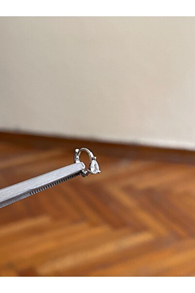 Rupen Kraft 316 L Cerrahi Çelik Zirkon Taşlı Halka Detaylı Kıkırdak Helix Tra...