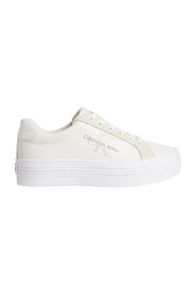 Calvin Klein Kad n BOLD VULC FLATF LOW MIX ML MTR Sneaker Bej Fiyat Yorumlar Trendyol