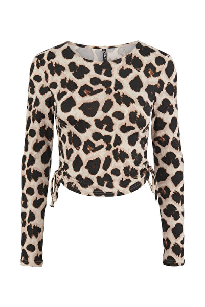 PIECES PCNALA LS - Crop Top Cut BC