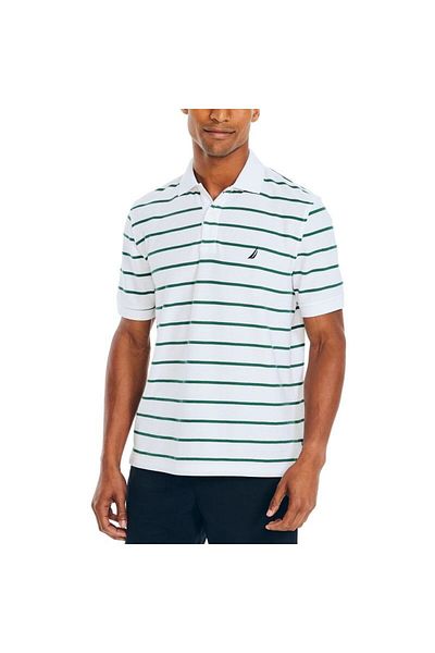 Nautica Men's Polo Neck White T-Shirt - K38108
