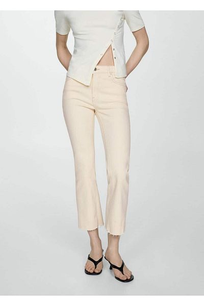 MANGO Woman Παντελόνι Sienna Flare Crop Jean