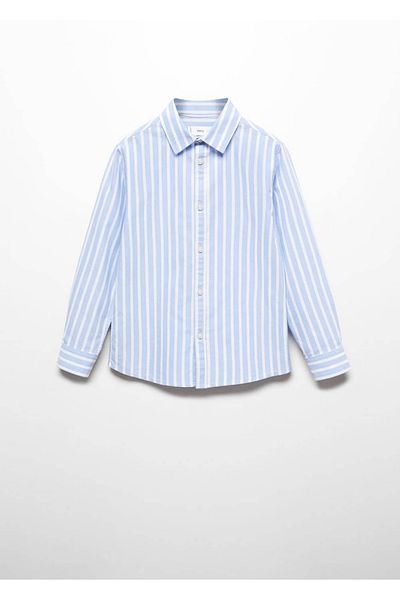 MANGO Kids Tricou Albastru Pentru Copii