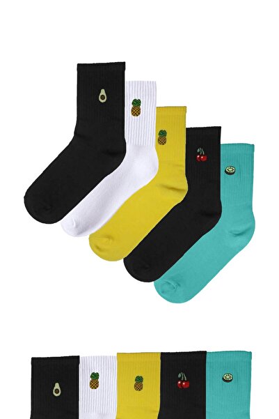 Niket Life АСОЦИАЦИЯ НА 5-ЧАСТИ БРОДИРАНИ КОЛЕДЖЕНСКИ ЧОРАПИ