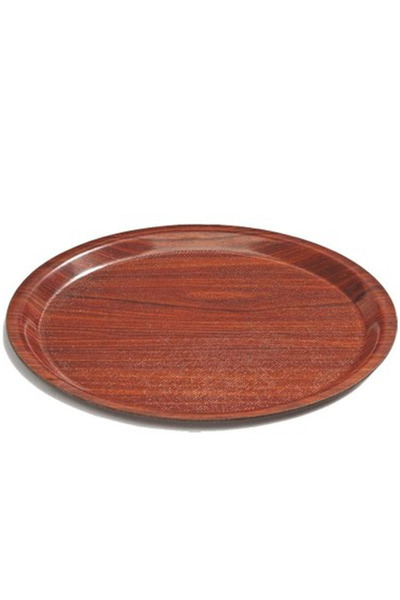 ÇELİKAY 38 Cm Non-Slip Verzalit Round Tray