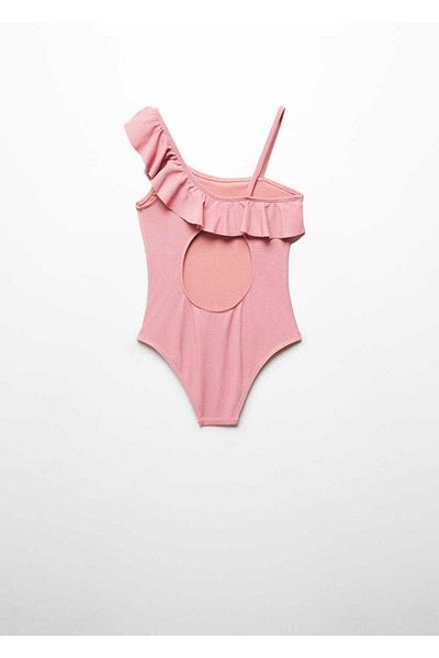 MANGO Kids Costum de baie roz pentru copii