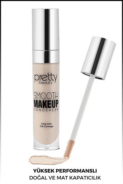 Pretty Beauty Under Eye Concealer with Liquid Brush - Concealer Open No:1