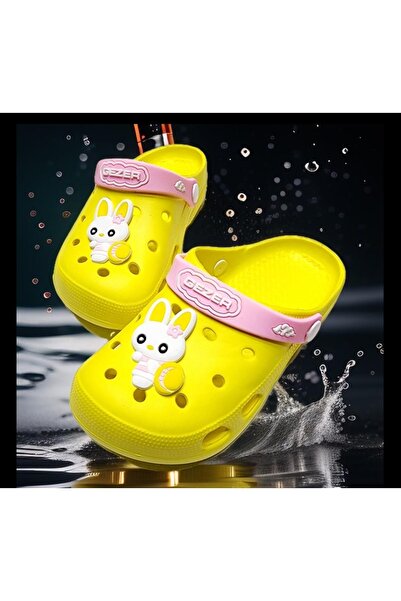 GEZER Eva Rabbit Figured Children's Sandals - Beach, Sea, Pool Hole Slippers