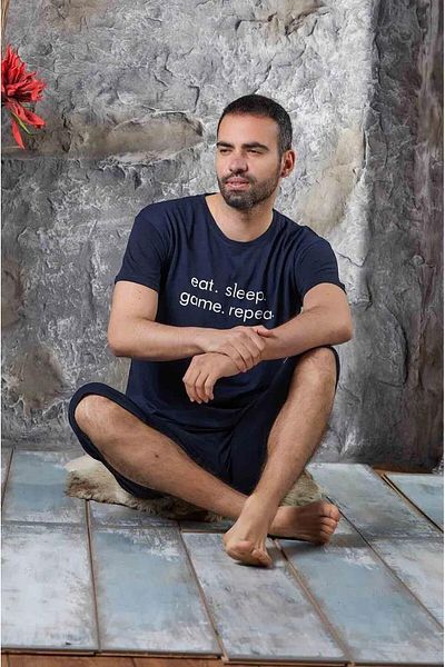 CALİA Σετ πιτζάμες με κοντομάνικο παντελόνι Capri New Season