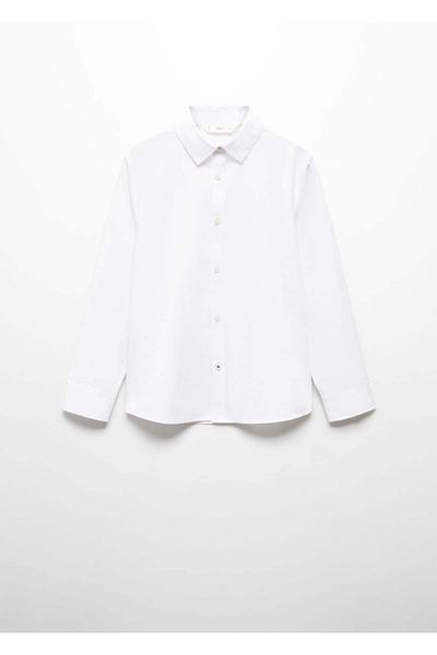 MANGO Kids Tricou Alb Pentru Copii