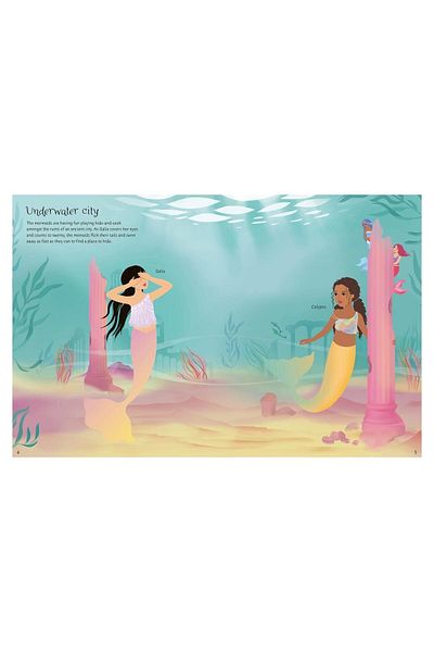Usborne Sticker Dolly Dressing Mermaid Kingdom - Fiona Watt