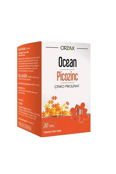 Ocean Picozinc 30 Tablets Supplementary Food - Teeth Whitening Foam Gift