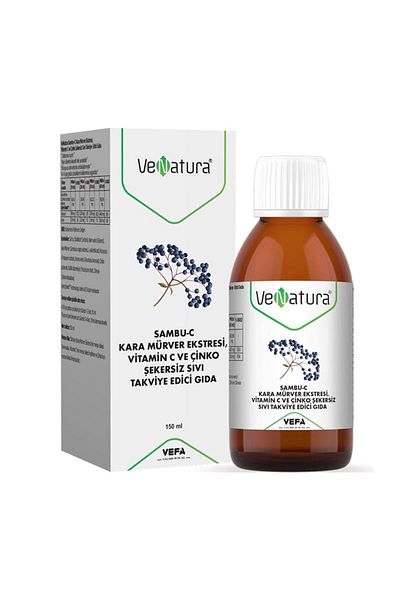VeNatura Sambu-C Black Elderberry Extract Food Supplement 150 ml