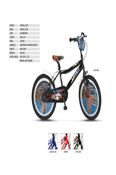 Ümit Bisiklet 2047 Alpina-m-bmx-v 20 Jant Erkek Çocuk Bisiklet