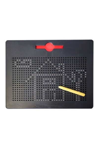 JOYCE TOYS Magpen Siyah Manyetik Kalemli Boncuk Yazı Tahtası (YAKLAŞIK A5 BOYU)