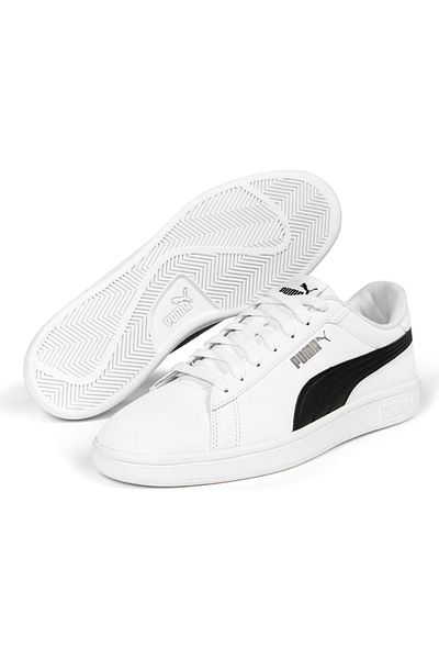 Puma Ανδρικά λευκά αθλητικά παπούτσια Smash 3.0 Buck - 392336-08