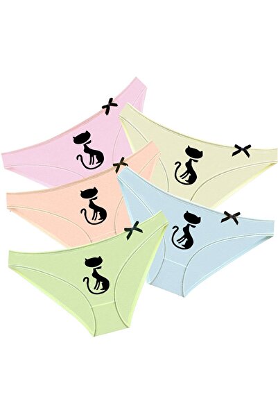 Newlilla Pachet de 1024 chiloți cu imprimeu pentru pisici