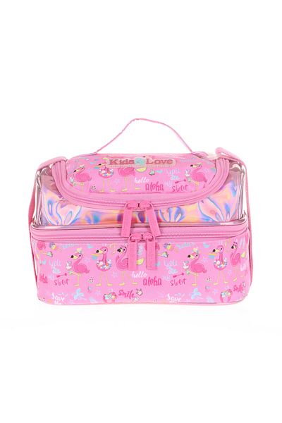 Kids Kaukko Kids - Cutie de prânz Flamin cu piatră oglindă L7095