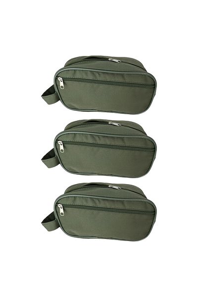 KARCAMP 3-Piece Shaving Bag - Accessory, Soldier and Makeup Pencil Holder