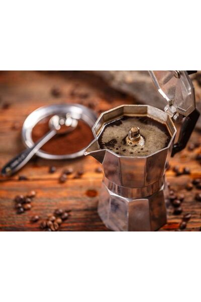 amaç yaşam ve ambalaj Moka Pot 6 Cup Mokapot 6 Cup Espresso- Filitre Kahve Makinesi