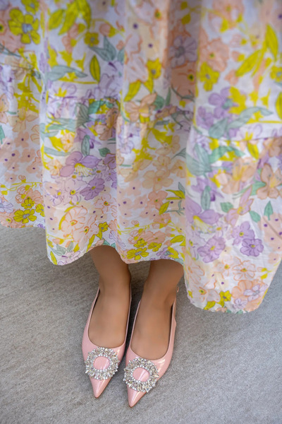 LAMİNTA GeoxMD1245FK1 - Dámské baleríny Candy Pink s páskem