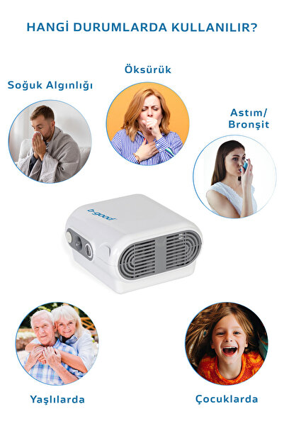 B-GOOD Kompresörlü Nebulizatör