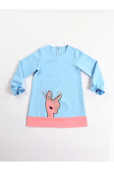 Casabony Φόρεμα Ceylan Mint Pink Woven Poly Girl