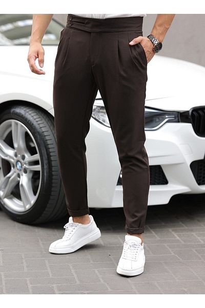 BYATA MENS STYLE Ανδρικό υφασμάτινο παντελόνι ιταλικής κοπής