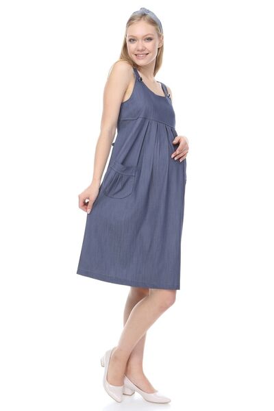 MİMBA Tensel Ince Kot Kumaş Hamile Jile