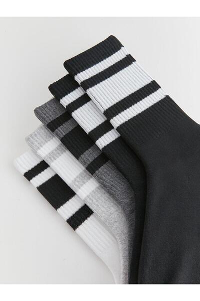 LC Waikiki Σετ με 5 ανδρικές ριγέ κάλτσες