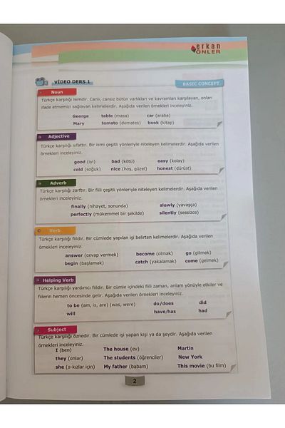 Benim Hocam Yayınları قواعد اللغة الإنجليزية المفصلة من الصفر إلى المستوى المتقدم للتحدث