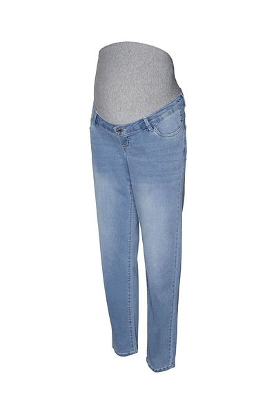 Vero Moda Maternity Umstandsjeans mit Boyfriend Fit VMMZIA BUMPBAND LB MOM JEANS