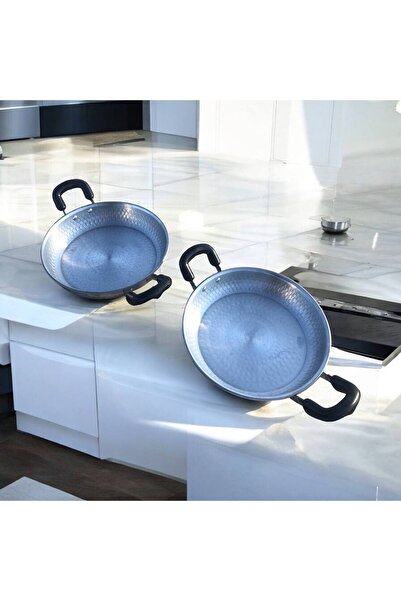 Metler 23 Cm Double Handled Aluminum Pan - Hand Forged, Copper Pan and Egg Pa...